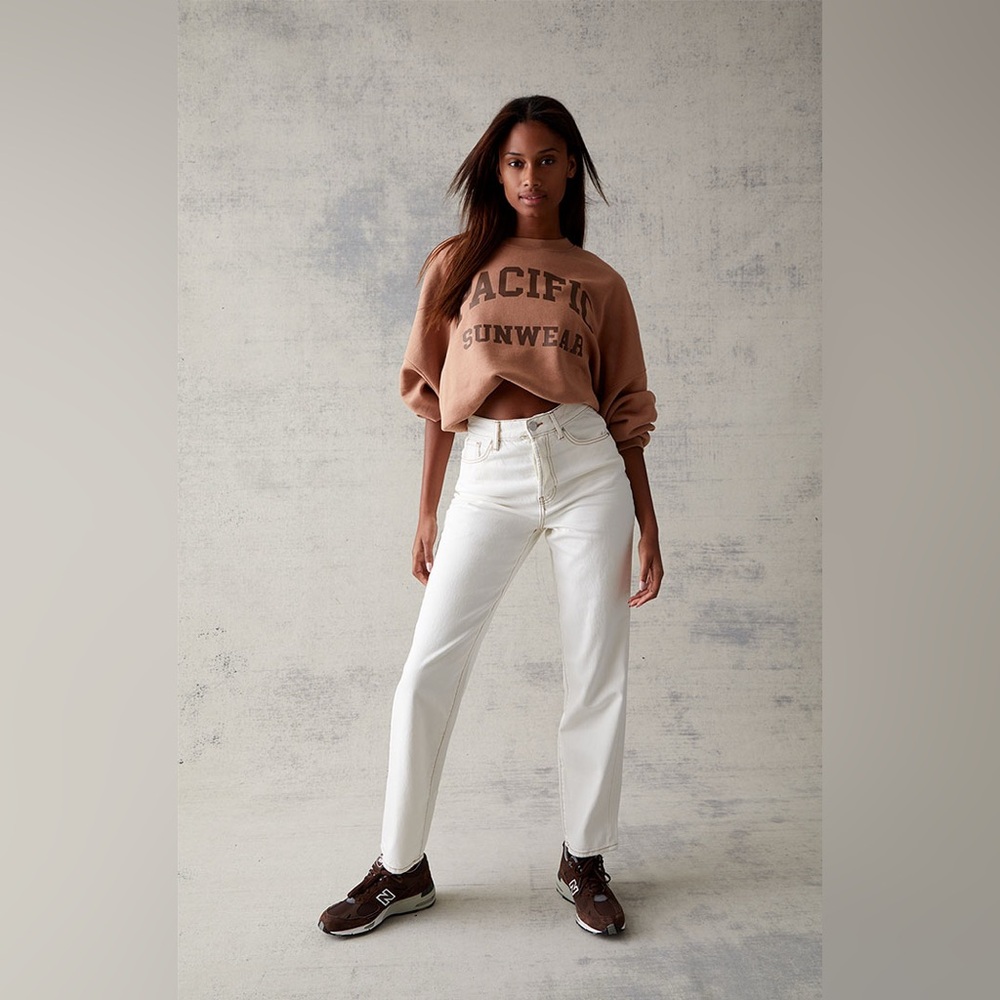 NWT Pacsun Eco Off White Dad Jeans Sz 22